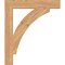 Ekena Millwork Thorton Block Smooth Bracket, Western Red Cedar, 3 1/2"W x 24"D x 28"H BKT04X24X28THR05SWR - alternate 4